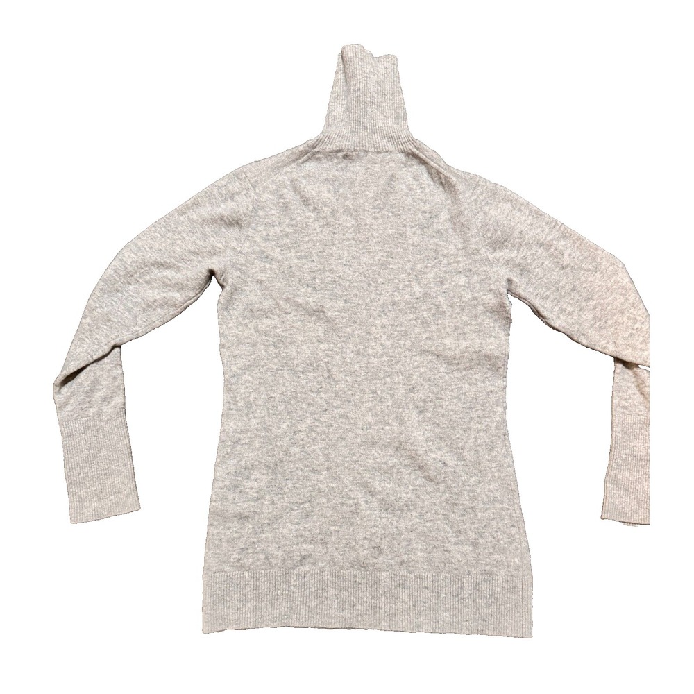 Nordstrom collection sweater 100 % cashmere turtle neck M gray